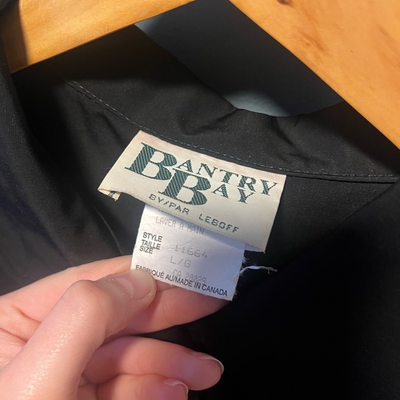 Black Peter Pan Collar Vintage Button Tee | Women’s Large - Picture 2 of 3